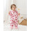 (12-18 Months, Pink) Σετ Φθινοπωρινής Πιτζάμας Μανσέτες, Καρδιά/Κεράσι 4