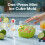 (Mint Green 1pc) 9-Cube Silicone Ice Mold, Easy Release Freezing Tool 1