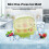 (Mint Green 1pc) 9-Cube Silicone Ice Mold, Easy Release Freezing Tool 2