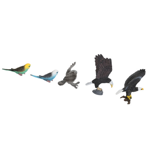 Miniature Flying Bird Collection PVC Set 5