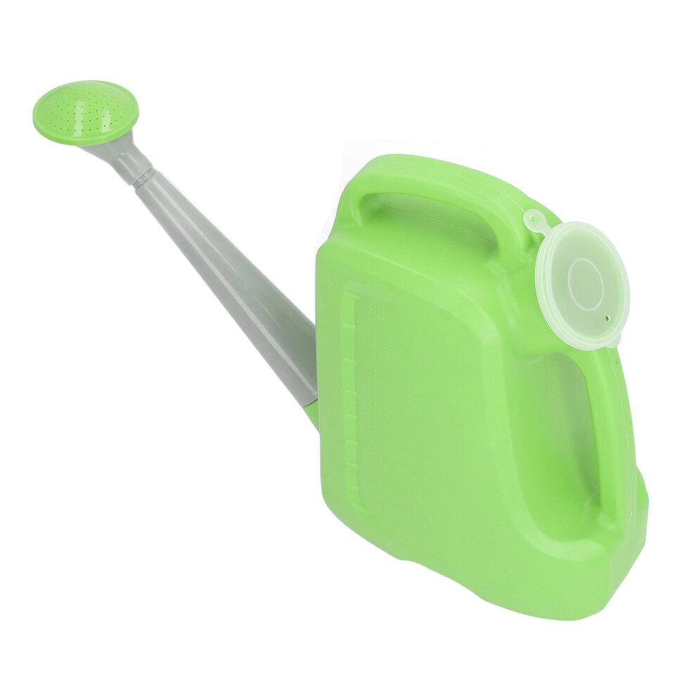 Large Capacity 5L Garden Watering Can With Long Spout Green Pp For Agriculture 8301393468890