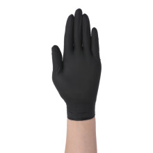 (Black, S) Heavy Duty Nitrile Gloves, 1000pcs, Food Grade, Black