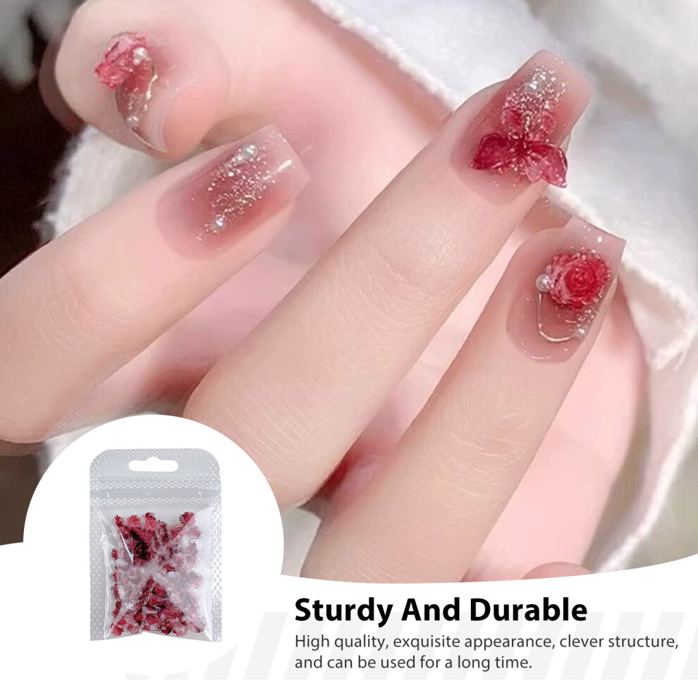 Roc-Electron Flower Nail Charms For Beginners - 50Pcs