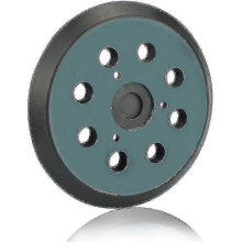 (As show, One size) Sanding Pad 125mm 8 Hole Sanding Disc Suitable for 5 Inch Power Tools (black)