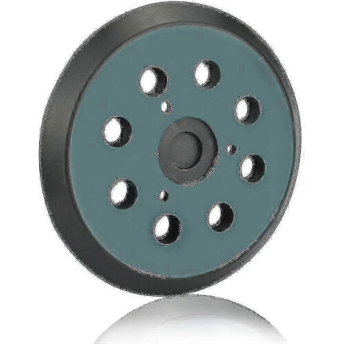(As show, One size) Sanding Pad 125mm 8 Hole Sanding Disc Suitable for 5 Inch Power Tools (black)