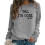 (Gray, 2XL) Funny \"Yes I\'m Cold\" Printed Sweatshirt 2