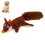 (Fox) Squeaky Plush Chew Toy for Dogs, Teeth Cleaning Tool 3