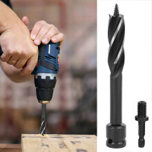 HighCarbon Steel 4Slot Wood Drilling Bit Kit 18mm Hole Opener