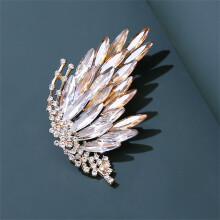 (2) Butterfly Rhinestone Brooch for Wedding & Jacket
