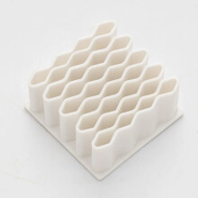 (White, 1pc) Wave Design TPR Tube Organizer for Brushes & Pens