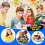 50Pcs Waterproof Bee Stickers for DIY Crafts 1