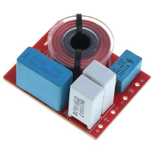 WEAH D222 60W Speaker 2 Way Audio Frequency Divider Loudspeaker 2 Unit Crossover Filters for Auto Car Speaker