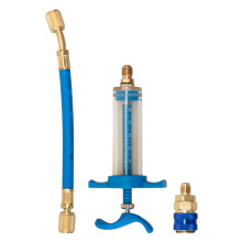 Auto Oil Dye Injector 1/4 SAE Car Oil Injection Tool Liquid Fuel Injector for Car Repair Tools for Vehicle Home Air Conditioner