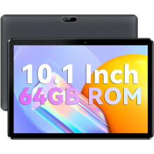 PRITOM 10 inch Tablet, 64GB ROM, 1024GB Expand, Quad Core Processor, HD IPS Screen, 6000mAh Battery