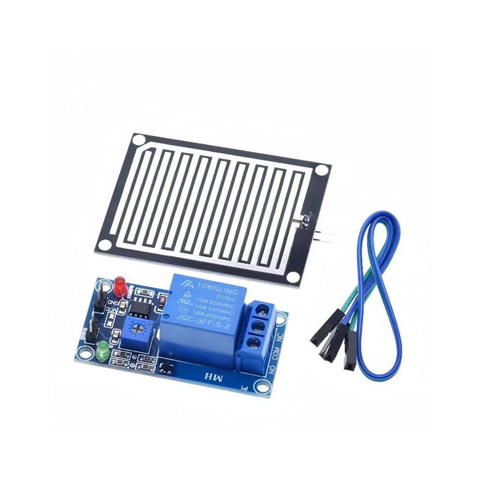 12V Raindrops Detection Module Rain Water Detection Sensor Module For Robotics And Weather Monitoring 4713427105222