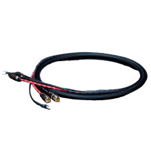 Hifi RCA Phono Cable with Ground Wire Vinyl Record Player Cable OFC 2RCA to 2RCA Grounding Spade Plug for CD Amplifier