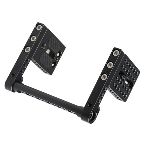 HDRIG Aluminum Camera Cage Adjustable Top Handle Cheese Plate Camera Base Plate Adapter for DSLR Camera Cage Accessories 2
