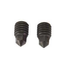 2Pcs Hardened Steel Hotend Nozzle X1 0.2mm 0.4mm