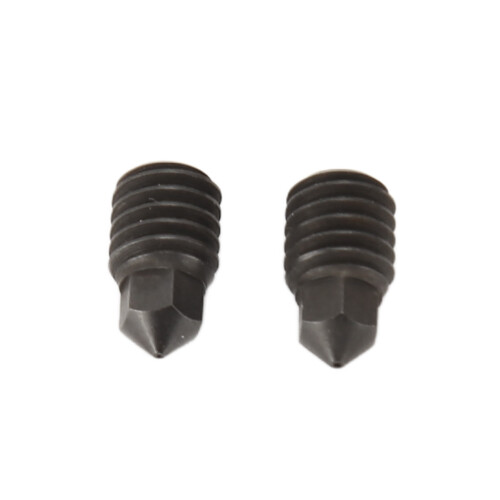 2Pcs Hotend Nozzle X1 0.2mm 0.4mm Hardened Steel