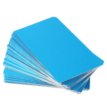 Blue 0.45mm Aluminum Test Metal Card 8.8x5cm 50PCS