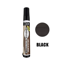 (Black) Stylo de réparation de Surface en bois-stylo de réparation de rayures de meubles, stylo de correction de différence de couleur de sol,