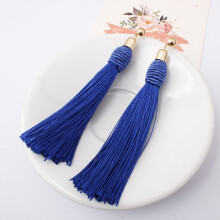 (Blue) Boho Tassel Earrings for Women - Gifts