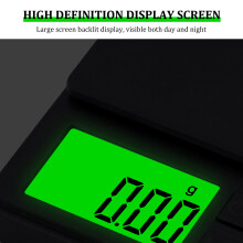 (200g/0.01g) Plastic Digital Kitchen Scales Portable Scale Gram Scale Medicine Scale for Reloading Weight Scale