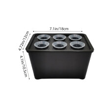 (black) Hydroponic Grow Kit for Indoor Plants, 50 Chars