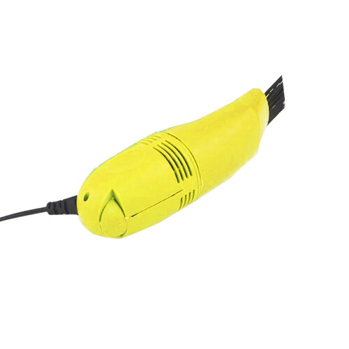 (Yellow) Mini USB Keyboard Cleaner for PC Laptop