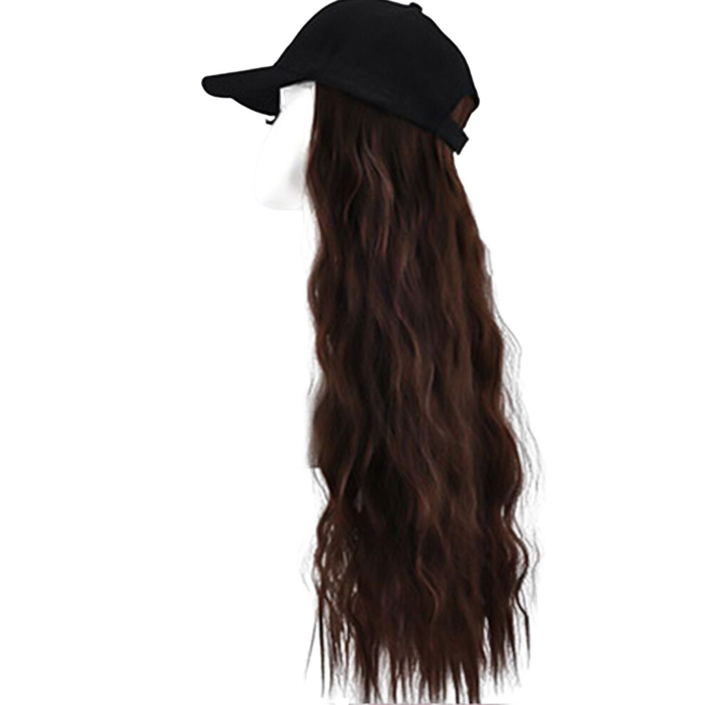 Dachuang Beauty Unisex Brown (Dark ) Women\'S Synthetic Hair Hat Adjustable Wig Cap