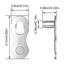 (12 speed) Bike Chain Link - Reusable Metal Connector (50 chars)