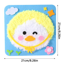 (Duckling) Kids Punch Needle Kit - DIY Embroidery for Beginners