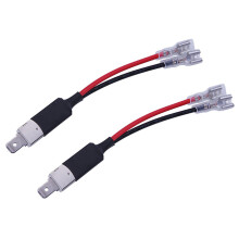 2Pcs LED H1 LED Replacement Bulb Single Converter H1 LED Single Conversion Converter Wiring Connector Cable Holder Adapter