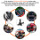 2pcs Motorcycle Headlight Mount Bracket 20-52mm Adjustable Spotlight Tube Mount Clamp Motorcycle Head Light Lamp Holder Support 5