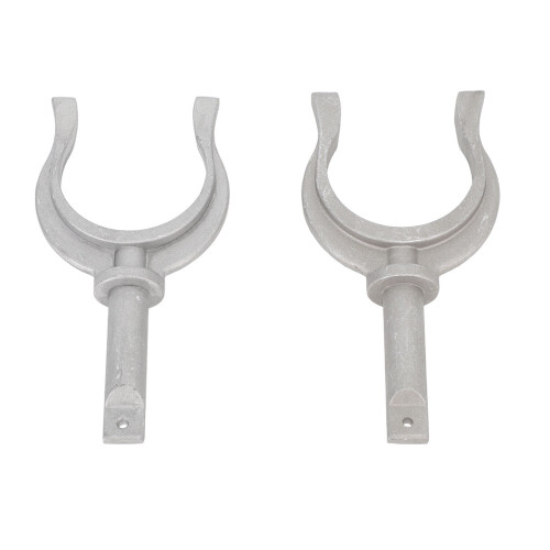 2Pcs Durable 2in Rowlock Socket Bracket Aluminum Oar Lock Boat Rowlock Socket Bracket Kayak