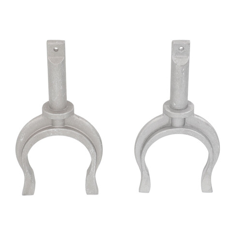 2Pcs Durable 2in Rowlock Socket Bracket Aluminum Oar Lock Boat Rowlock Socket Bracket Kayak 1
