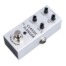 Multifunctional Electric Guitar Effector Pedal Metal Shell Silver