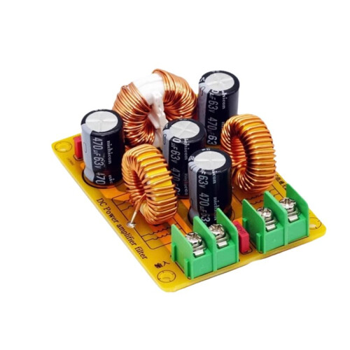 LC EMI Filter Board Low Pass EMC HiFi High Frequency Filter Switching Power Supply Ripple Filtering for Amp 4A 1