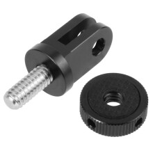 For 13 12 Accessories Metal Adapter 1/4INCH Aluminium Tripod Screw Mount for Osmo Action 4 Black