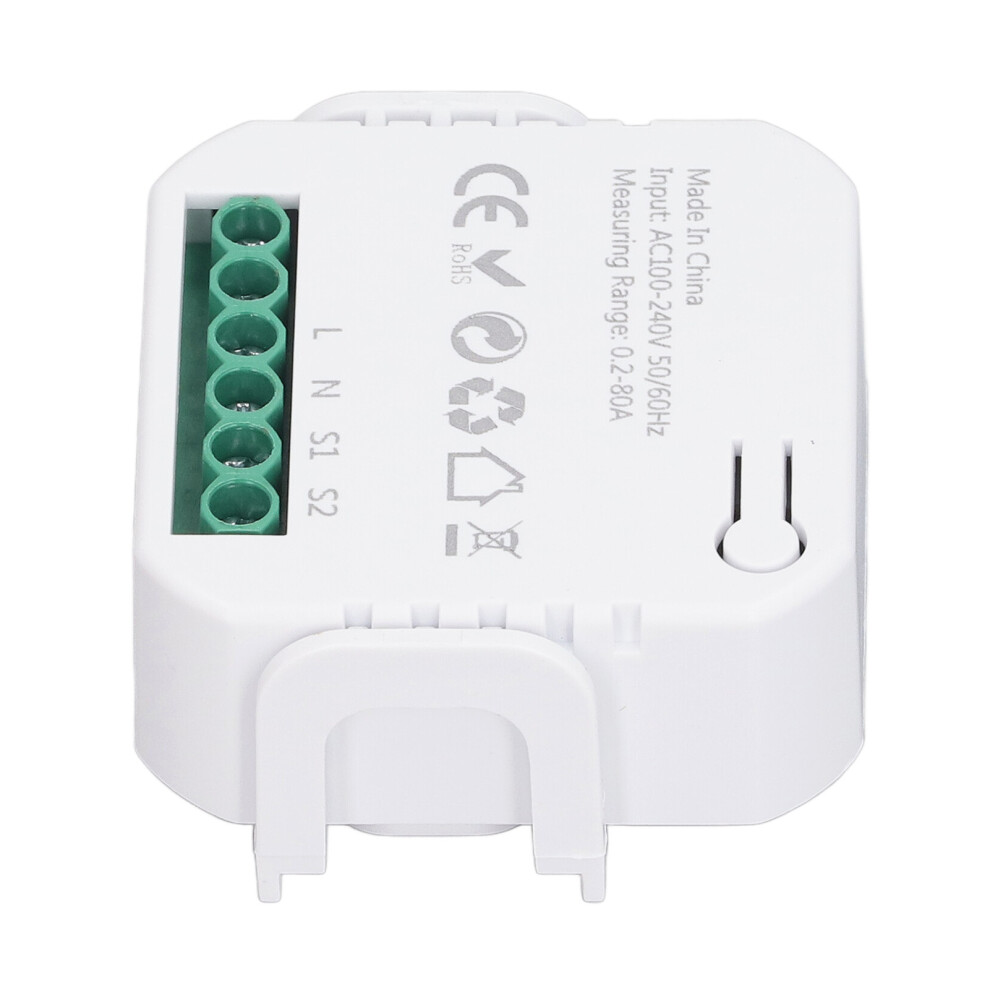 Smart Energy Meter With 2X80a Ct, App Monitoring, Ac100-240V Black 5041388036170