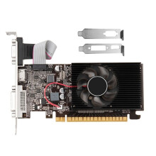 GT610 2GB DDR3 Card 810Mhz Computer Video Card PCI-E 16X -Compatible+VGA+DVI for Desktop PC GPU with Baffle