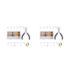 2Ensembles DIY Couleurs Multiples Pour Boucles