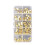 M3 M4 M5 M6 Brass Heat Insert Nut Hot Melt Nutinsert Thread Knurled Double Twill Nuts 3D Printer Accessories B 1