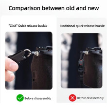 Schnellverschluss-Kamera-Schulter-Handgelenkgurt-Anschlussschnalle-Adapterplatte für für für DSLR SLR-