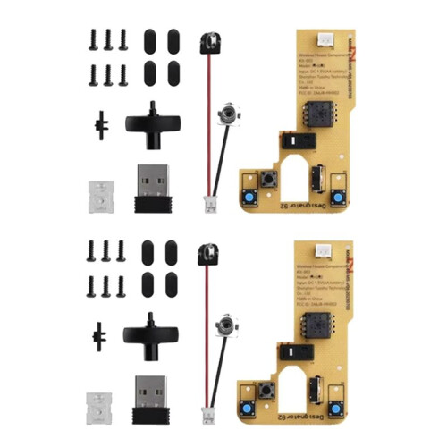 For  DIY 3D Printing Wireless Mouse Kit 002 Computer Mouse Components with Printer Parts and Hardware