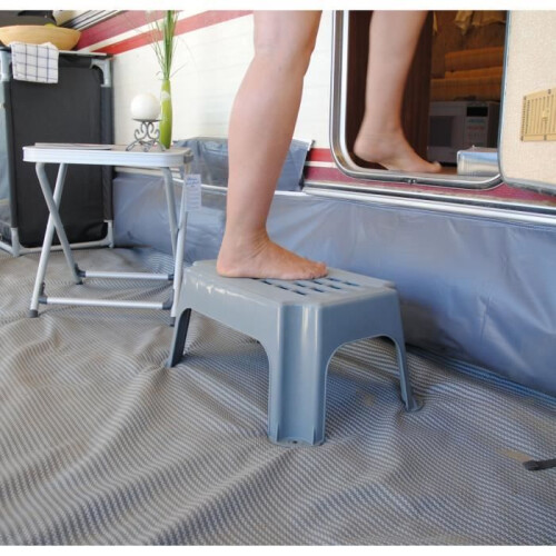 Optima Fixed step stool - OPTIMA - Reinforced polypropylene - Non-slip surface - 150 kg max - 420 x 240 x 280 mm 2