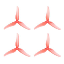 T5146 5-Inch 3-Blade Propeller with 5mm Mounting Hole CW CCW for RC FPV Drone Accessories Red