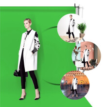 3x4 Meters Photo Cutout Live Broadcast Green Background Cloth Cutout Green Cloth Thickened Encryption