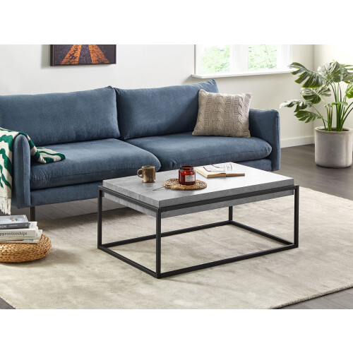 Beliani Coffee Table ALTOS Grey Concrete Effect 1