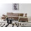 Beliani Corner Sofa 5 Seater NORREA Fabric Beige Left Hand 2